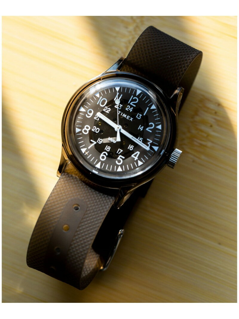 【SALE／40%OFF】TIMEX * BEAMS BOY / 別注 Original Camper ブラック スケルトン 3針ウォッチ BEAMS BOY ビームス アウトレット アクセサリー・腕時計 腕時計【RBA_E】【送料無料】[Rakuten Fashion]のサムネイル