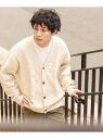 【SALE/60%OFF】柄編み カーディガン(Tシャツセット) BEAMS HEART MEN ビームス アウトレット トップス カーディガン ホワイト ブラ...