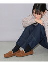【SALE/40%OFF】フェイクファー モカシン BEAMS HEART WOMEN ビームス アウトレット シューズ・靴 モカシン・デッキシューズ ブラック...