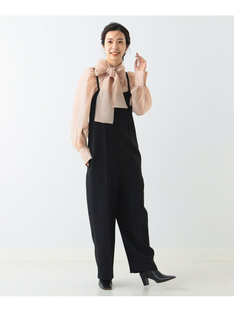 【SALE／70%OFF】トリプルツイル オールインワン Demi-Luxe BEAMS ビームス アウトレット ワンピース・ドレス その他のワンピース・ドレス ブラウン ブラック【RBA_E】【送料無料】[Rakuten Fashion] beams-outlet-10039180 BEAMS OUTLET サンプル画像3