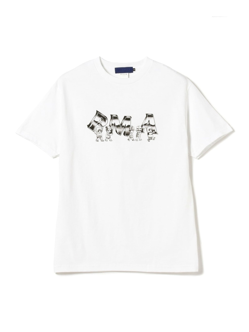 【SALE／50%OFF】ZECS * BEAMS T / PMA Tシャツ BEAMS T ビームス アウトレット トップス カットソー・Tシャツ ホワイト【RBA_E】[Rakuten Fashion]