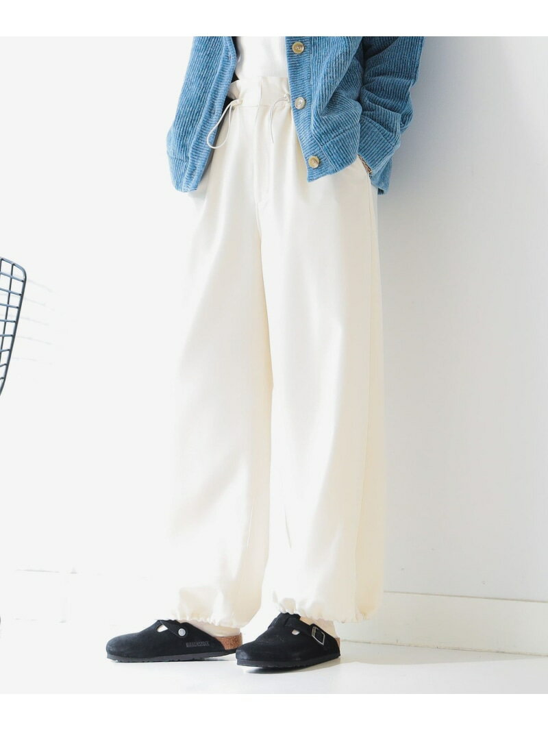 【SALE／40%OFF】裏起毛 バルーン パンツ(S~M) B:MING by BEAMS ビームス アウトレット パンツ その他のパンツ ホワイト ブラック【RBA_E】【送料無料】[Rakuten Fashion]