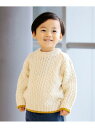 【SALE/30%OFF】ケーブル ニット プルオーバー (90~150cm) BEAMS mini ビームス アウトレット トップス ニット ホワイト ブラウ...