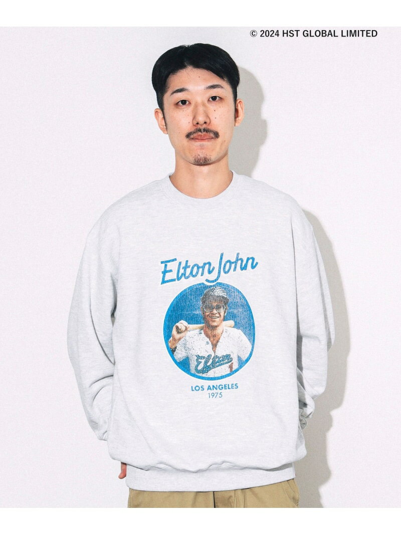 【SALE／30%OFF】【SPECIAL PRICE】ELTON JOHN CREW SWEAT BEAMS T ビームス アウトレット トップス スウェット・トレーナー ブラック【RBA_E】【送料無料】[Rakuten Fashion]