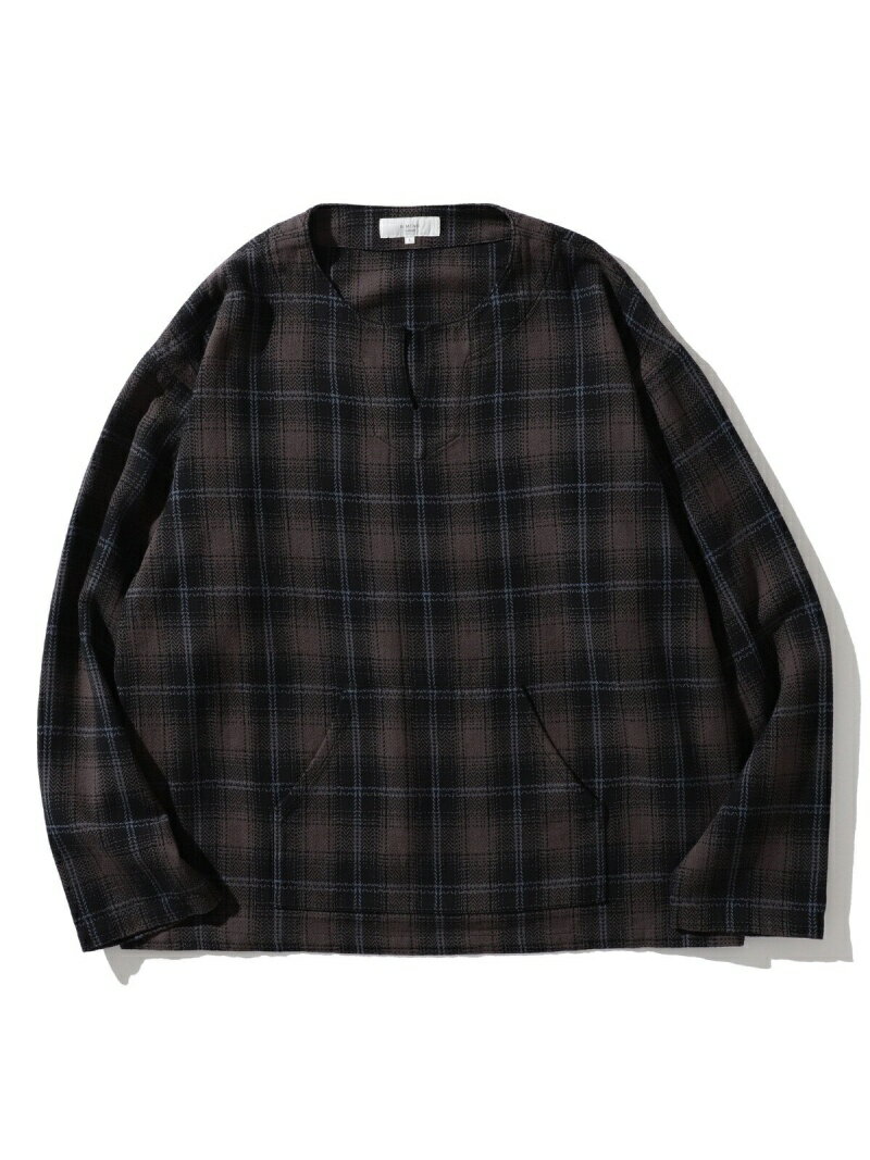 ビームス 【SALE／50%OFF】B:MING by BEAMS / B:MING by BEAMS / ラグ柄 スリットネック プルオーバー シャツ B:MING by BEAMS ビームス アウトレット トップス シャツ・ブラウス【RBA_E】【送料無料】[Rakuten Fashion]