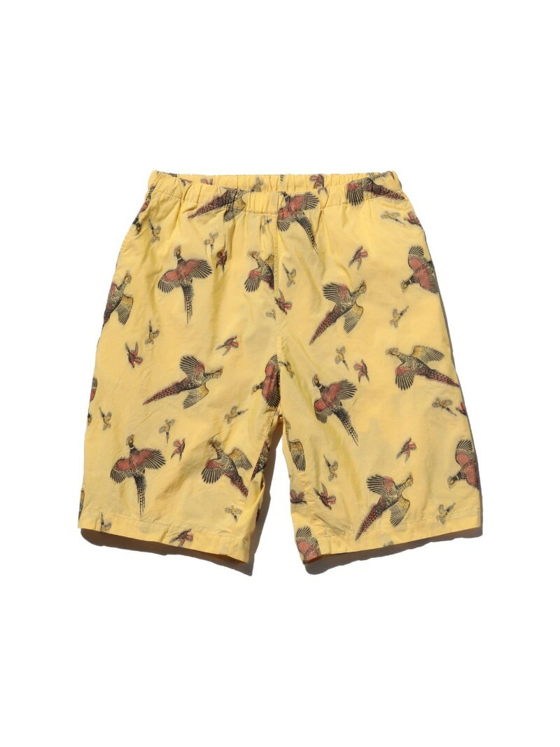 【SALE／50%OFF】BEAMS PLUS / カット ジャカード イージー ショーツ BEAMS PLUS ビームス アウトレット パンツ その他のパンツ イエロー グリーン【RBA_E】【送料無料】[Rakuten Fashion]