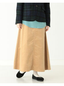 【SALE／60%OFF】BEAMS BOY / コーデュロイ 5ポケット スカート BEAMS BOY ビームス アウトレット スカート ロング・マキシスカート ベージュ ブラック【RBA_E】【送料無料】[Rakuten Fashion]