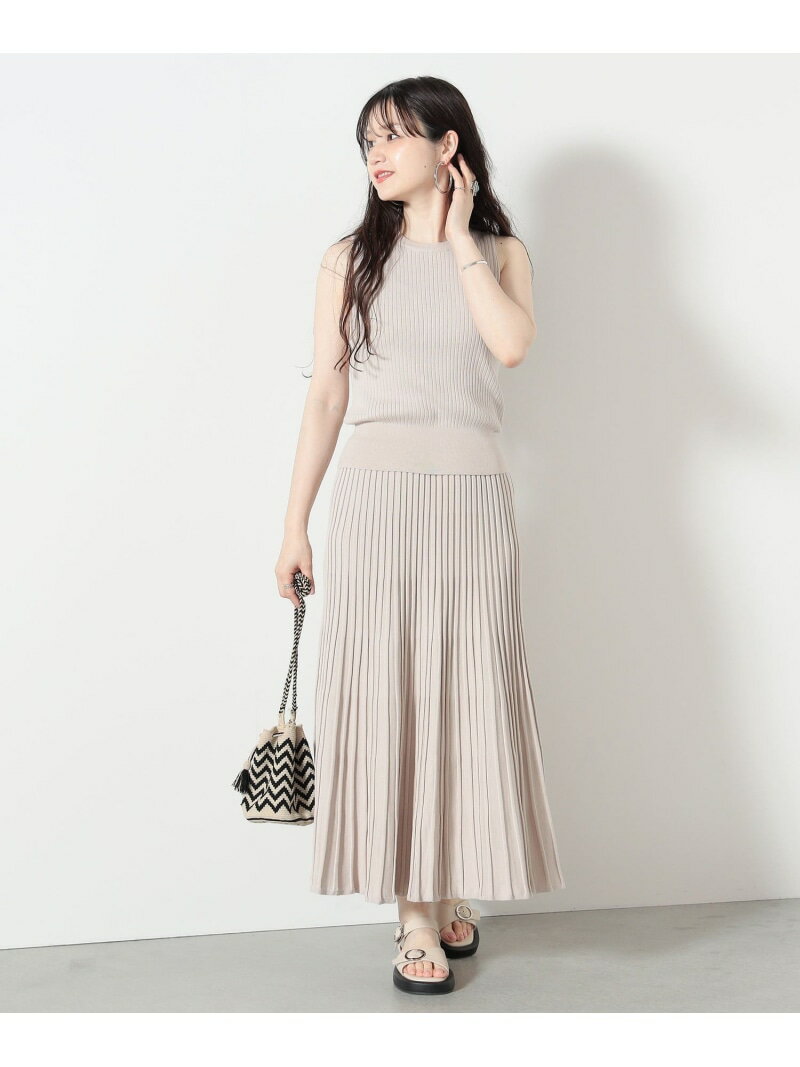 【SALE/40%OFF】リブニット セットアップ(セットアイテム) BEAMS HEART WOMEN ビームス アウトレット ワンピース・ドレス その他のワ...