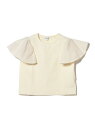 【SALE/60%OFF】布帛 フリルスリーブ Tシャツ(100~140cm) B:MING by BEAMS ビームス アウトレット トップス カットソー・T...