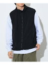 【SALE/60%OFF】ナイロンワッシャー 起毛 メッシュベスト 【撥水加工】 BEAMS HEART MEN ビームス アウトレット トップス ベスト・ジレ...