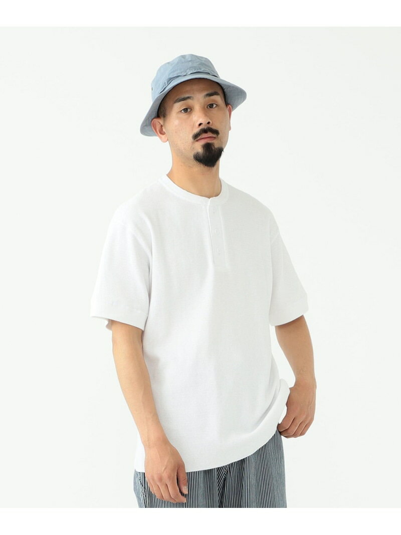 BEAMS OUTLET㤨֡SALE20%OFFHealthknit /  Honeycomb Thermal Henry Neck T-shirt BEAMS PLUS ӡॹ ȥå ȥåץ åȥT ֥å ۥ磻 ꡼RBA_E̵ۡ[Rakuten Fashion]פβǤʤ6,160ߤˤʤޤ