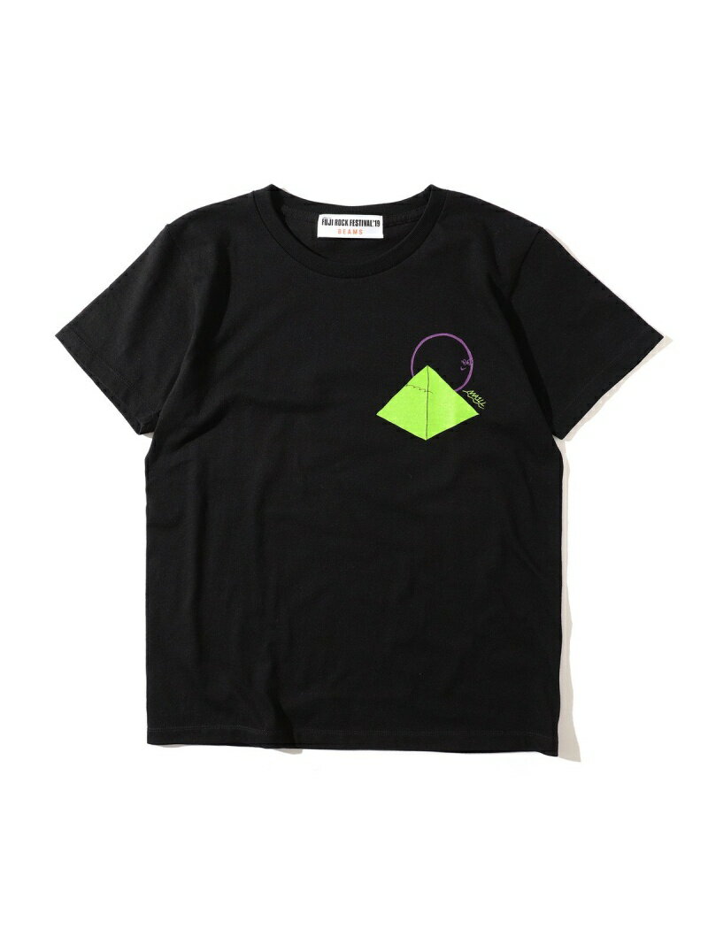 【SALE／50%OFF】＜WOMEN＞FUJI ROCK FESTIVAL * Ray BEAMS / MA1LL プリント Tシャツ Ray BEAMS ビームス アウトレット トップス カットソー・Tシャツ ブラック ホワイト【RBA_E】[Rakuten Fashion]