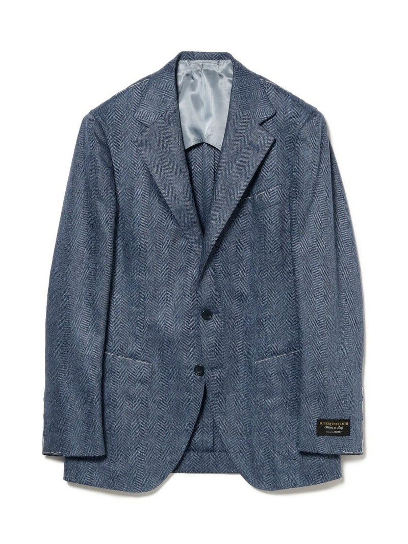 DIPRAYシルクヘリンボーンジャ...