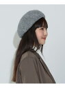【SALE/40%OFF】フェイクシープ ベレー帽 BEAMS HEART WOMEN ビームス アウトレット 帽子 ハンチング・ベレー帽 ブラック ベージュ ...