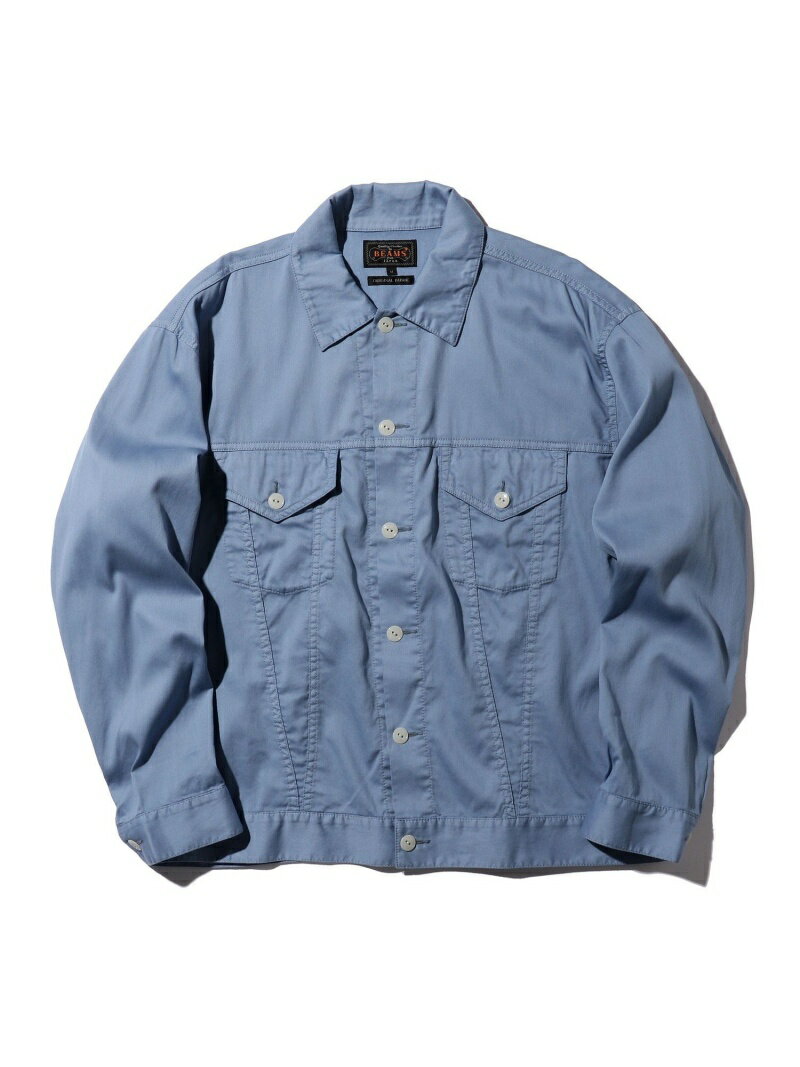 【SALE／70%OFF】BEAMS PLUS / ガーメント ダイ ピケ トラッカー ジャケット BEAMS MEN ビームス アウ..