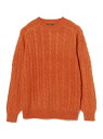 【SALE/60%OFF】BEAMS PLUS / 5ゲージ シャギー ケーブルニット クルーネック BEAMS MEN ビームス アウトレット トップス ニッ...