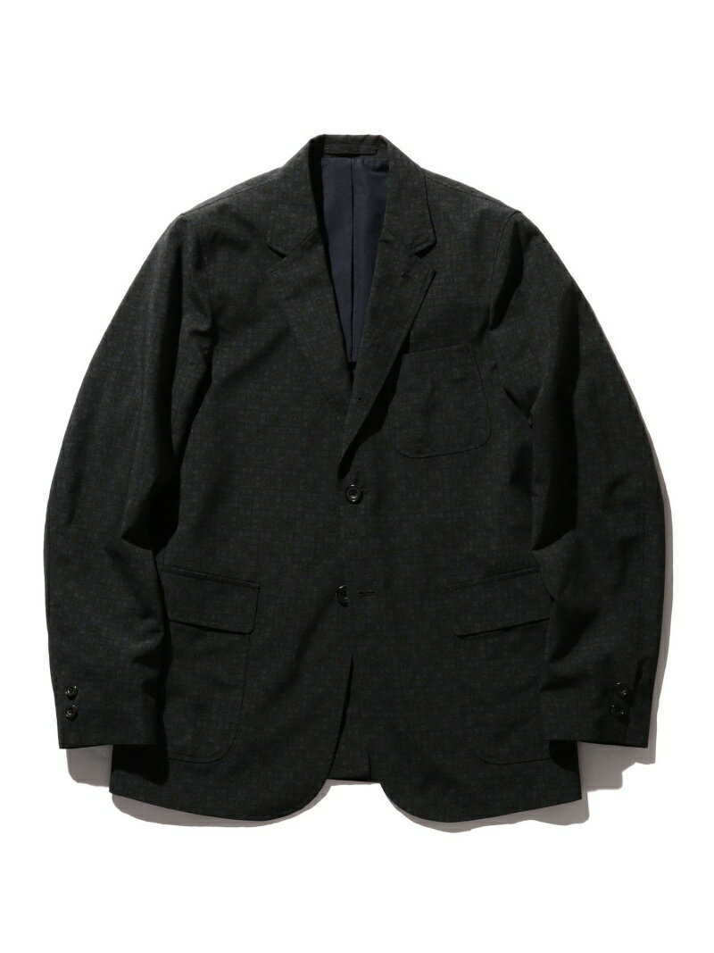 ビームス テーラードジャケット メンズ 【SALE／60%OFF】BEAMS PLUS / ジオメトリック プリント 3ボタン トラベルジャケット BEAMS MEN ビームス アウトレット ジャケット・アウター テーラードジャケット・ブレザー【RBA_E】【送料無料】[Rakuten Fashion]