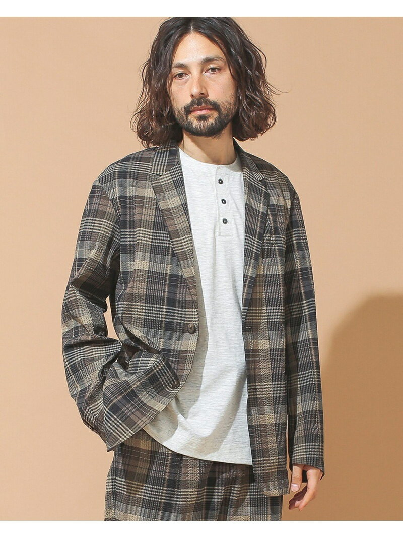 ビームス テーラードジャケット メンズ 【SALE／60%OFF】BEAMS LIGHTS / COOLMAX(R) シアサッカー テーラード ジャケット (セットアップ対応) BEAMS LIGHTS ビームス アウトレット ジャケット・アウター テーラードジャケット・ブレザー【RBA_E】【送料無料】[Rakuten Fashion]