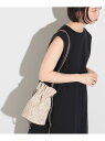 【SALE/40%OFF】ミックスコンビ 巾着バッグ BEAMS HEART WOMEN ビームス アウトレット バッグ その他のバッグ ホワイト ブラウン【R...