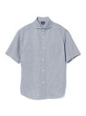 BEAMS HEART / ハニカムプリント カッタウェイカラー フルオープン ポロシャツ 23SS BEAMS HEART MEN ビームス アウトレット トップス ポロシャツ