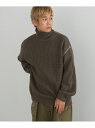 【SALE／60%OFF】BEAMS HEART / 片畦編み タートルネック ビッグ ニット BEAMS HEART ビームス アウトレット トップス ニット ブラック【RBA_E】[Rakuten Fashion]