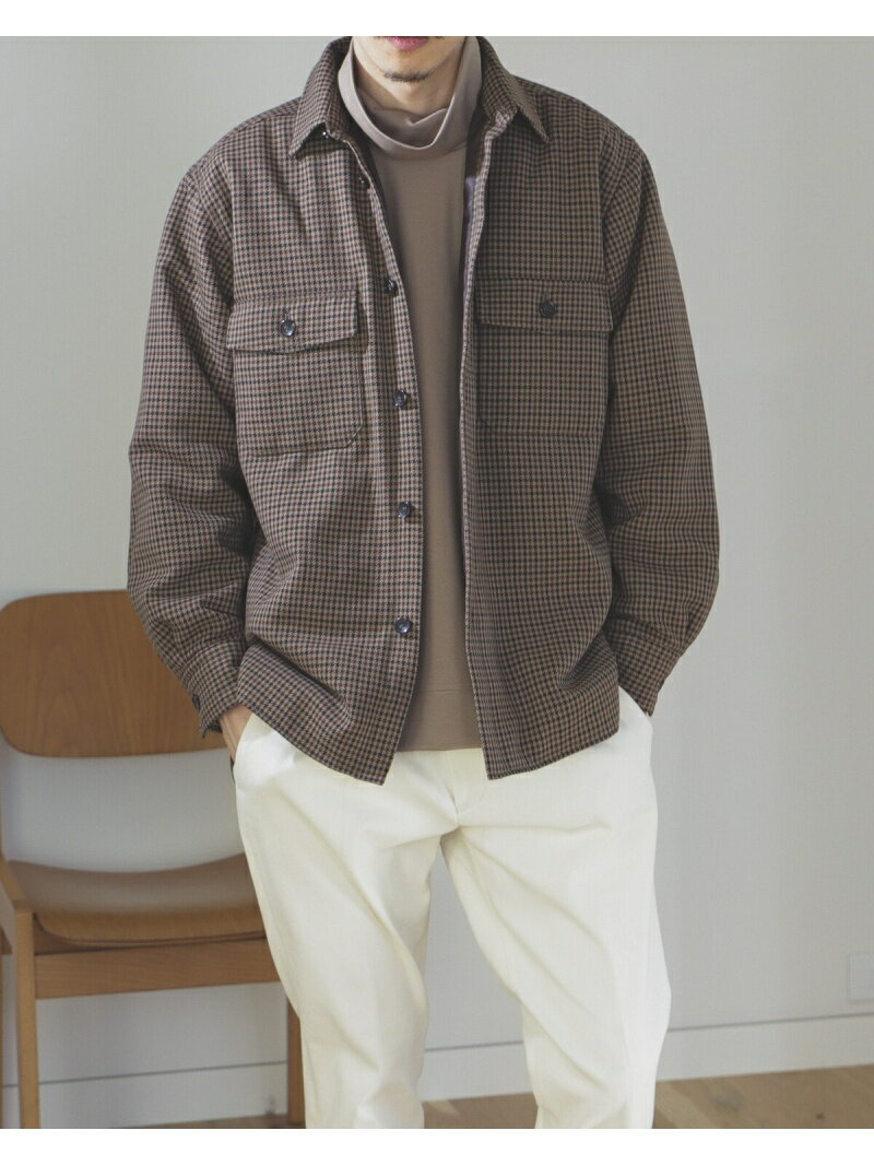 【SALE／50%OFF】BEAMS HEART / テックダウン CPO シャツ BEAMS HEART ビームス アウトレット コート/ジャケット ブルゾン ネイビー【RBA_E】【送料無料】[Rakuten Fashion]