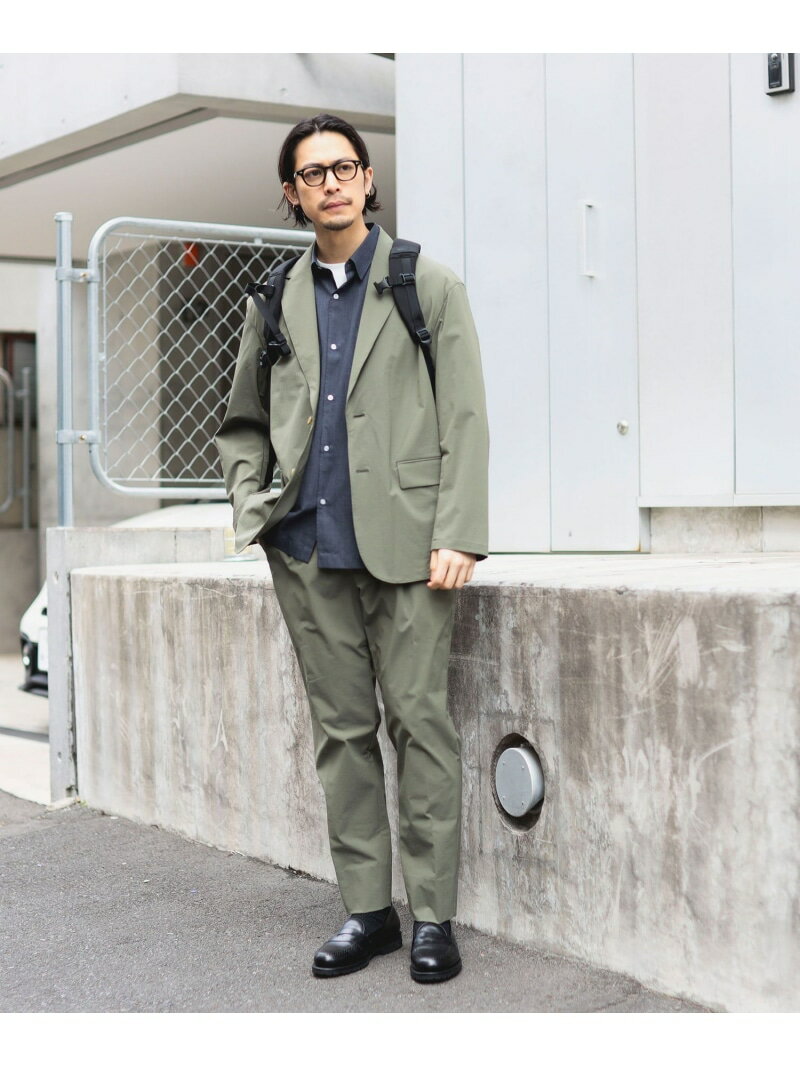 【SALE／50%OFF】CITY DWELLERS / CORDURA(R) リップストップナイロン 2ボタン ジャケット 24SS (セットアップ対応) B:MING by BEAMS ビームス アウトレット スーツ・フォーマル スーツジャケット グリーン ブラック【RBA_E】【送料無料】[Rakuten Fashion]