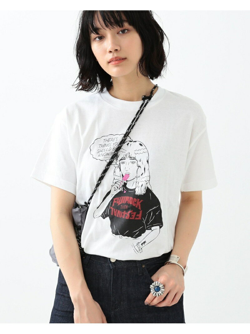 【SALE／70%OFF】＜WOMEN＞FUJI ROCK FESTIVAL'18 * Ray BEAMS / YOGO. GIRL Tシャツ Ray BEAMS ビームス アウトレット トップス カットソー・Tシャツ ホワイト【RBA_E】[Rakuten Fashion]