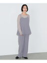 【SALE/50%OFF】シアーインナー付き ペプラムキャミ * パンツ(セットアイテム) BEAMS HEART WOMEN ビームス アウトレット オールイ...
