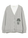 【SALE/50%OFF】ロングTシャツ * 裏毛 カーディガン セット B:MING by BEAMS ビームス アウトレット トップス スウェット・トレーナ...