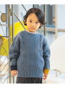 【SALE/40%OFF】ケーブルニット プルオーバー(90~150cm) BEAMS mini ビームス アウトレット トップス ニット ホワイト ブラック【...