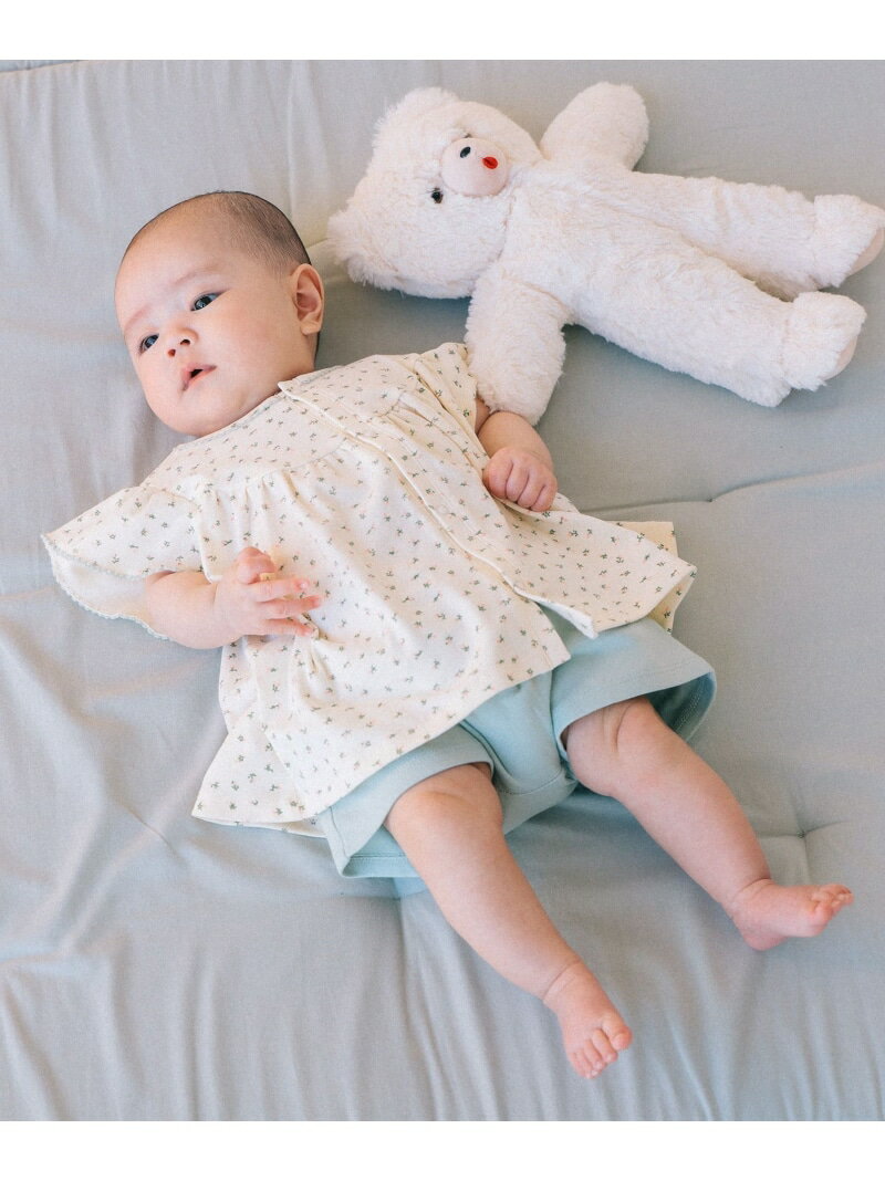 【WEB限定】ベビー プルオーバー ブルマ セット2026SS(70~80cm) BEAMS mini ビームス ミニ マタニティウェア・ベビー用品 ロンパース・カバーオール ピンク グリーン【先行予約】*[Rakuten Fashion]