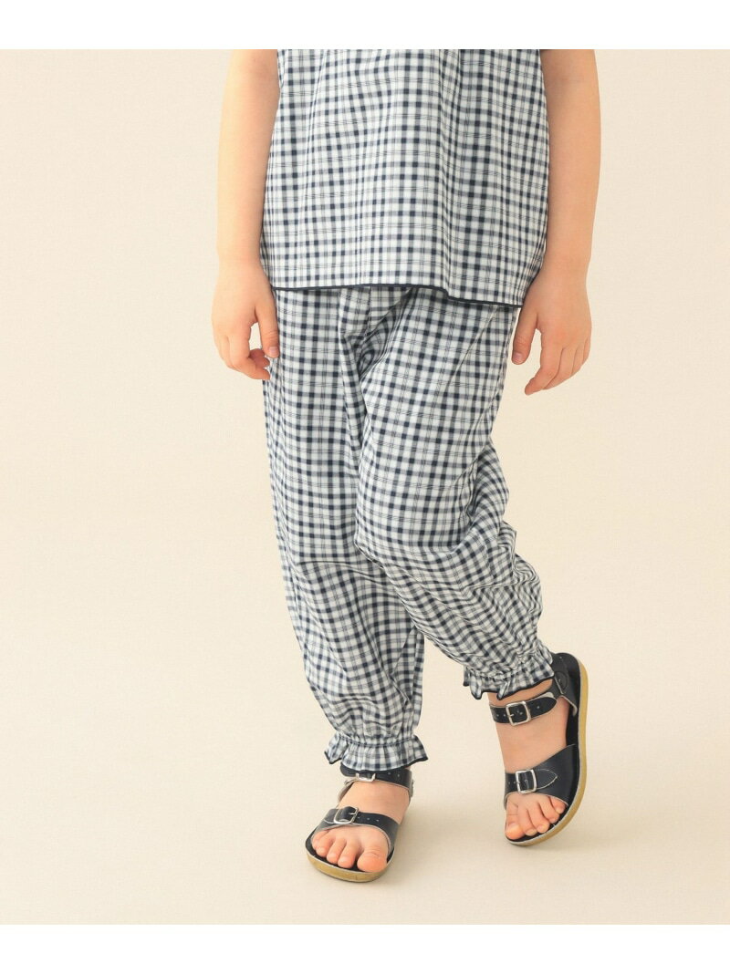 樂天商城 - 【WEB限定】チェック パンツ 2026SS(90~130cm) BEAMS mini ビームス ミニ パンツ その他のパンツ レッド ネイビー[Rakuten Fashion]