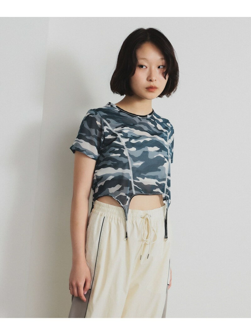 カモフラ パターン ガーターベルト トップス Ray BEAMS ビームス ウイメン トップス その他のトップス ..