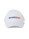 BEAMS GOLF / レーザー パンチング キャップ BEAMS GOLF ビームス ゴルフ 帽子 キャップ ホワイト ベージュ ネイビー【送料無料】 Rakuten Fashion