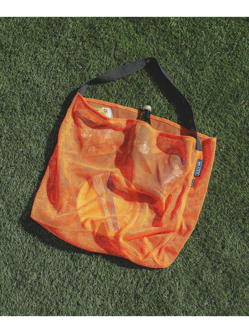 【SALE／40%OFF】【別注】JULY NINE / SUSHI SACK LARGE MESH bPr BEAMS ビームス メン 財布・ポーチ・ケース ポーチ ホワイト オレンジ グリーン ブラック【RBA_E】【送料無料】[Rakuten Fashion]