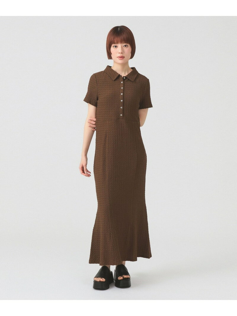 カット ジャカード マーメイド ワンピース Ray BEAMS ビームス ウイメン ワンピース・ドレス ワンピース ブラウン【先行予約】*【送料無料】[Rakuten Fashion]