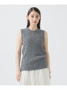 ノースリーブ ミックス ニット 25SS B:MING by BEAMS ビーミング ライフストア バイ ビームス トップス ノースリーブ・タンクトップ ピンク...