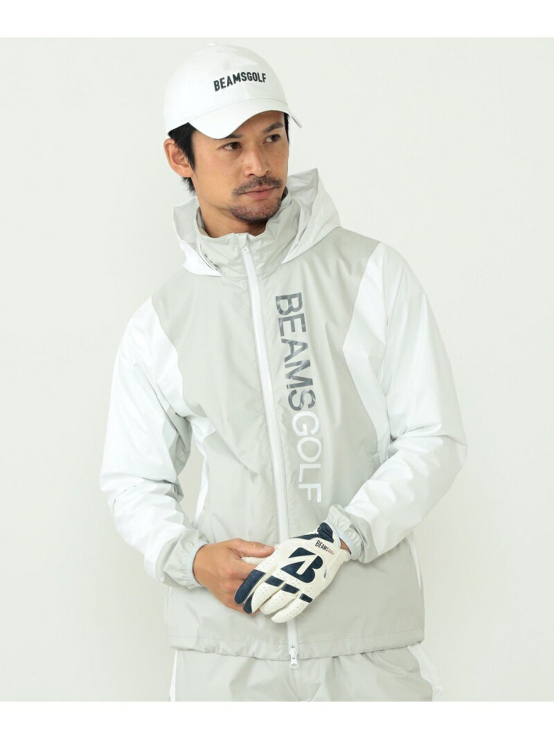 ＜MEN＞BEAMS GOLF ORANGE LABEL / オールコンディション 撥水ブルゾン BEAMS GOLF ORANGE LABEL ビームス ゴルフ ジャケット・アウター その他のジャケット・アウター グレー レッド グリーン ネイビー