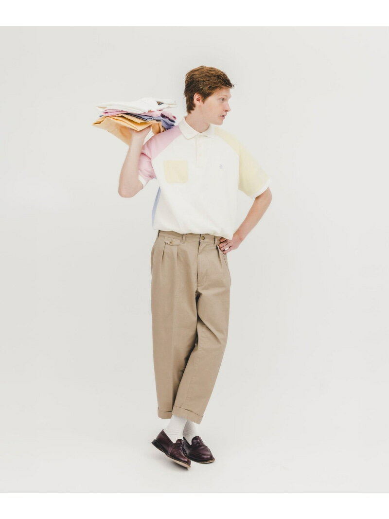 【別注】Munsingwear / Golf Polo Shirt PANEL BEAMS PLUS ビームス メン トップス ポロシャツ【送料無料】[Rakuten Fashion]