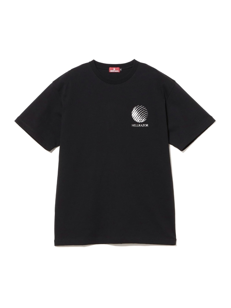 HELLRAZOR / CRACKED CORE LOGO SHIRT BEAMS T ビームスT トップス カットソー・Tシャツ ブラック