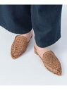ペーパーレース編み ミュールサンダル(22.5~24.5cm) 25SS BEAMS HEART WOMEN ビームス ハート シューズ・靴 サンダル ホワイト...