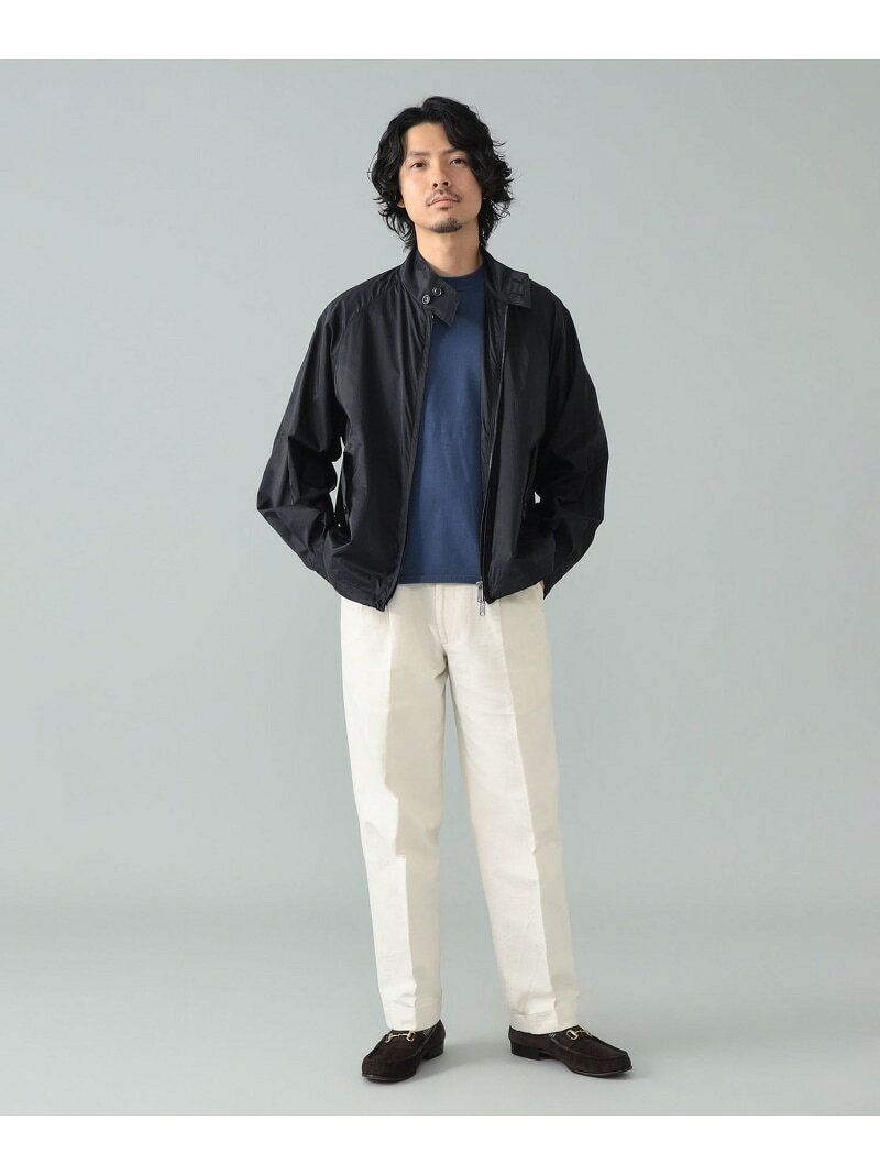 BARACUTA / G4 BOX LIGHT RIP JACKET ナイロン ショートブルゾン BEAMS F ビームス メン ジャケット・アウター ブルゾン・ジャンパー ブラック ネイビー ブルー【送料無料】[Rakuten Fashion]