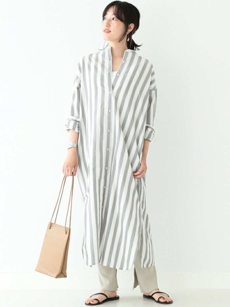 楽天市場 Rakuten Fashion Sale 50 Off Beams Lights リネン混 ストライプ シャツ ワンピース Beams ビームス エフォートレス ヌケ感 こなれ感 Beams Lights ビームスライツ ワンピース 長袖ワンピース グレー イエロー Rba E 送料無料 Beams ビームス