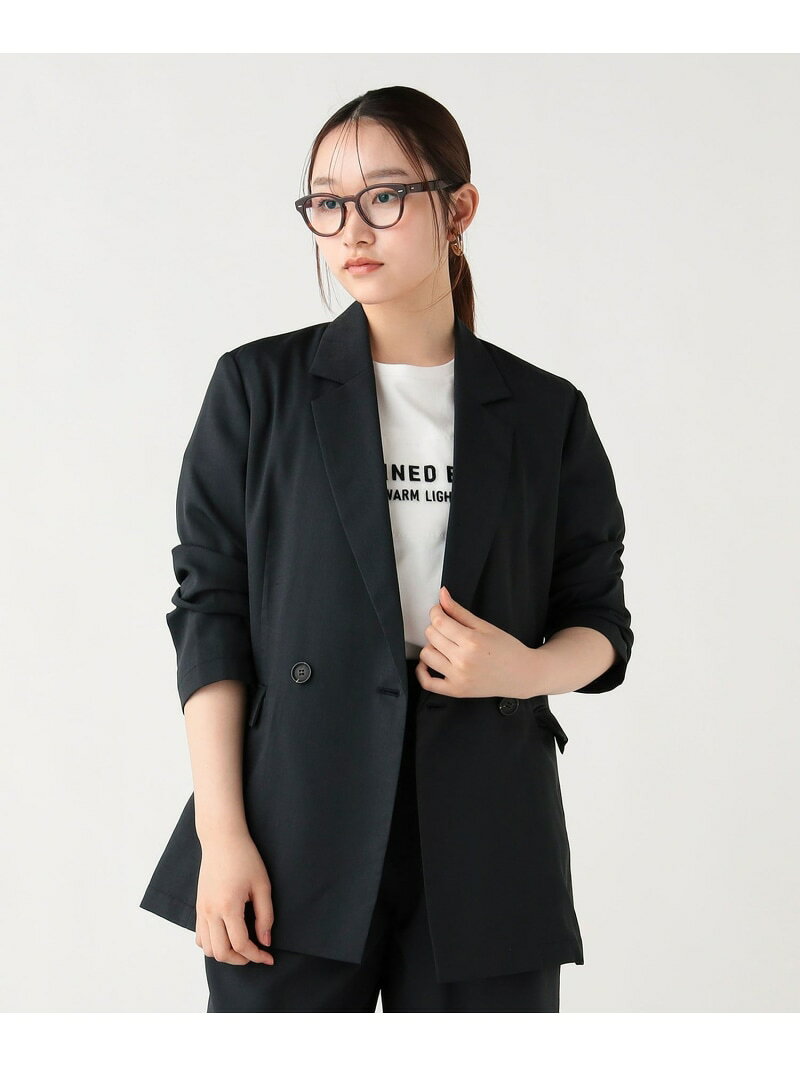 BEAMS/ビームスの【SALE／30%OFF】【セットアップ対応】リネンライク ジャケット 26SS オンオフ兼用 ラフ BEAMS HEART WOMEN ビームス ハート ジャケット・アウター テーラードジャケット・ブレザー ベージュ グレー【RBA_E】【送料無料】[Rakuten Fashion]｜アングル2