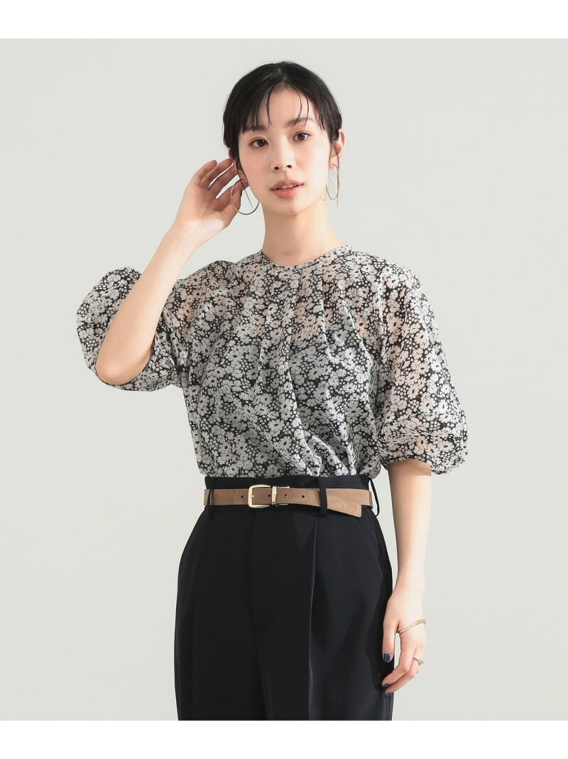 樂天商城 - フラワー ランタンスリーブ プルオーバー Demi-Luxe BEAMS デミルクス ビームス トップス シャツ・ブラウス【送料無料】[Rakuten Fashion]