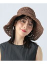 ペーパー スカシハット BEAMS HEART WOMEN ビームス ハート 帽子 ハット ブラウン ブラック ベージュ ホワイト【送料無料】[Rakuten ...