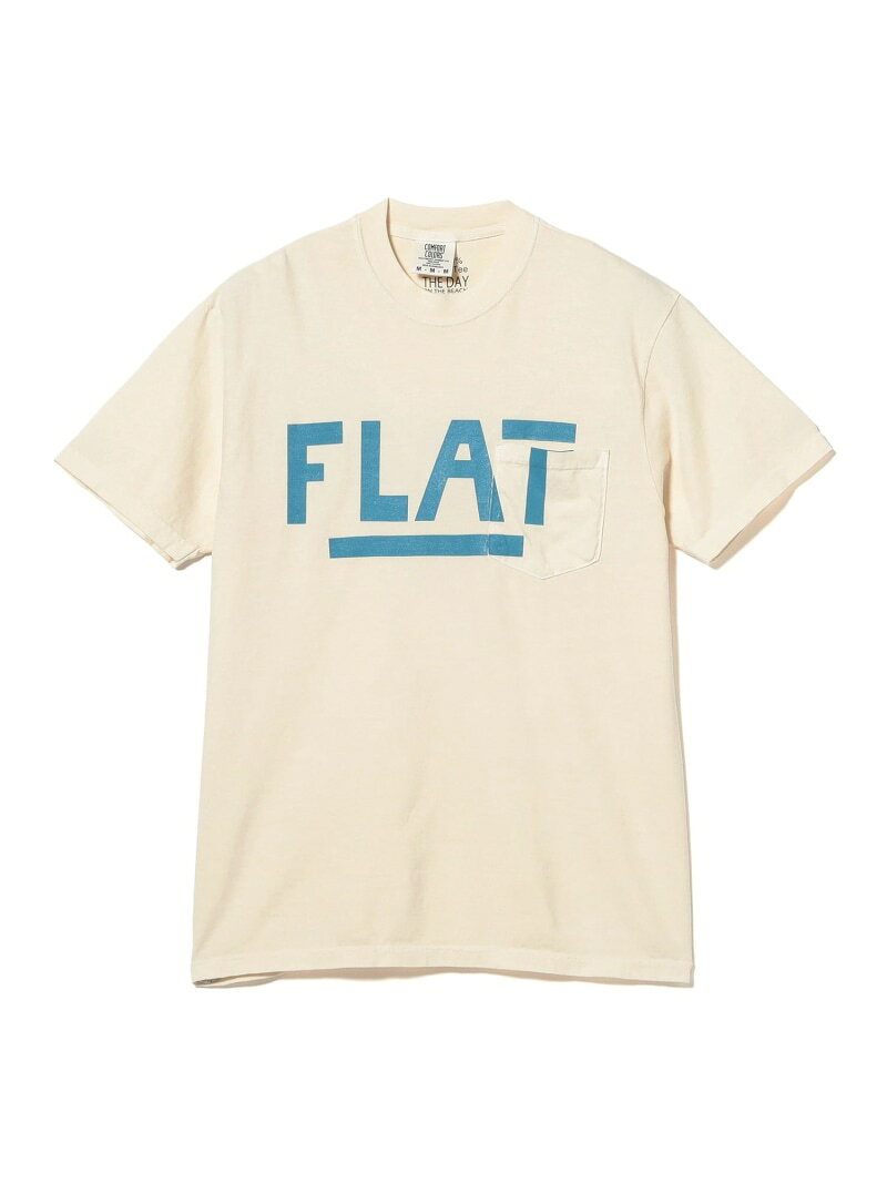 BEAMS PLUS｜【別注】THE DAY ON THE BEACH / Garment Dye Pocket T-Shirt｜メンズ トップス Tシャツ カットソー 半袖｜プリントTシャツ｜製品染め ガーメントダイ 自然な風合い｜コットン100% 6.1オンス｜春夏 BEAMS PLUS ビームス メン トッ【送料無料】[Rakuten Fashion]