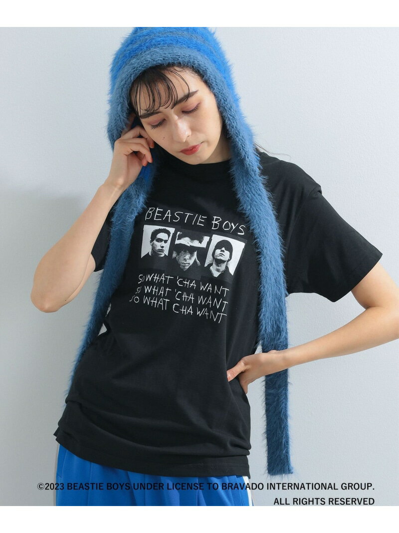 GOOD ROCK SPEED * Ray BEAMS / 別注 Beastie Boys Tシャツ Ray BEAMS ビームス ウイメン トップス カットソー・Tシャツ ブラック ホワイト【送料無料】[Rakuten Fashion]