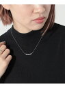 BEAMS HEART / ねじりモチーフ ネックレス BEAMS HEART WOMEN ビームス ハート アクセサリー・腕時計 ネックレス シルバー ゴールド